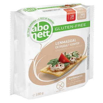 Abonett Gluten-Free Extruded Bread with Flaxseed 100g / 3.5oz