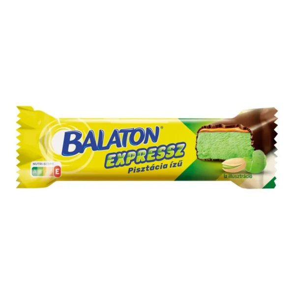 Balaton Dark Chocolate Covered Wafer Bars with Pistachio and Caramel Filling 27g / 1oz