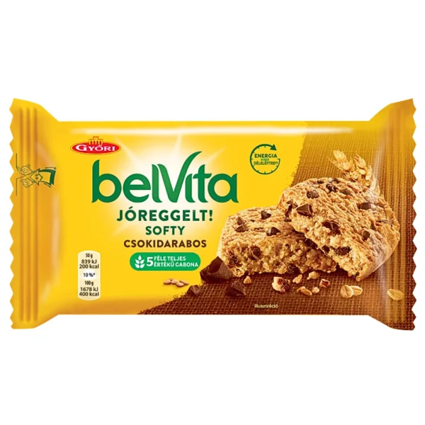 Győri Belvita Good Morning! Softy Chocolate Pieces Biscuit 50g / 1.8oz