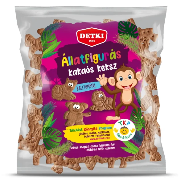 Detki Animal Shaped Cocoa Household Biscuit 160g / 5.64oz