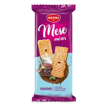 Detki Tale Honey Linzer Cocoa Milk Biscuit 180g / 6.35oz