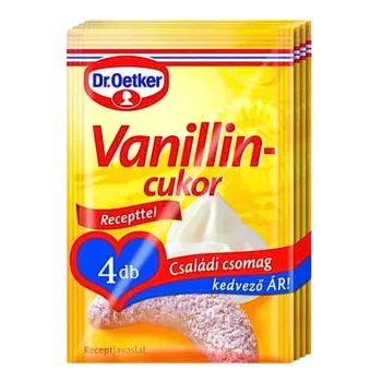 Dr. Oetker Vanilla Sugar for Baking 4x8g / 1.1oz