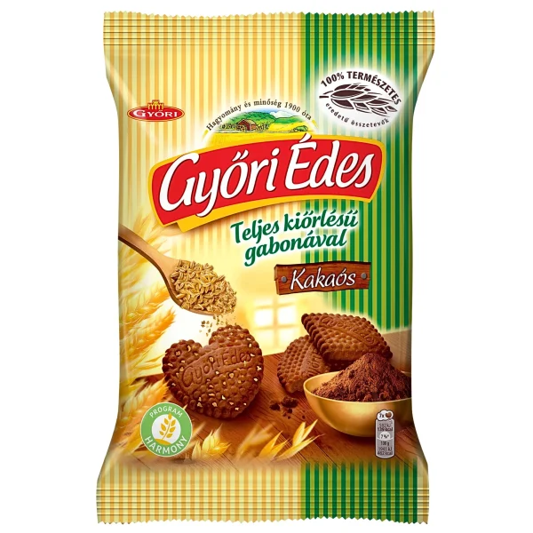 Győri Édes Wholemeal Cocoa Biscuit 150g / 5.3oz