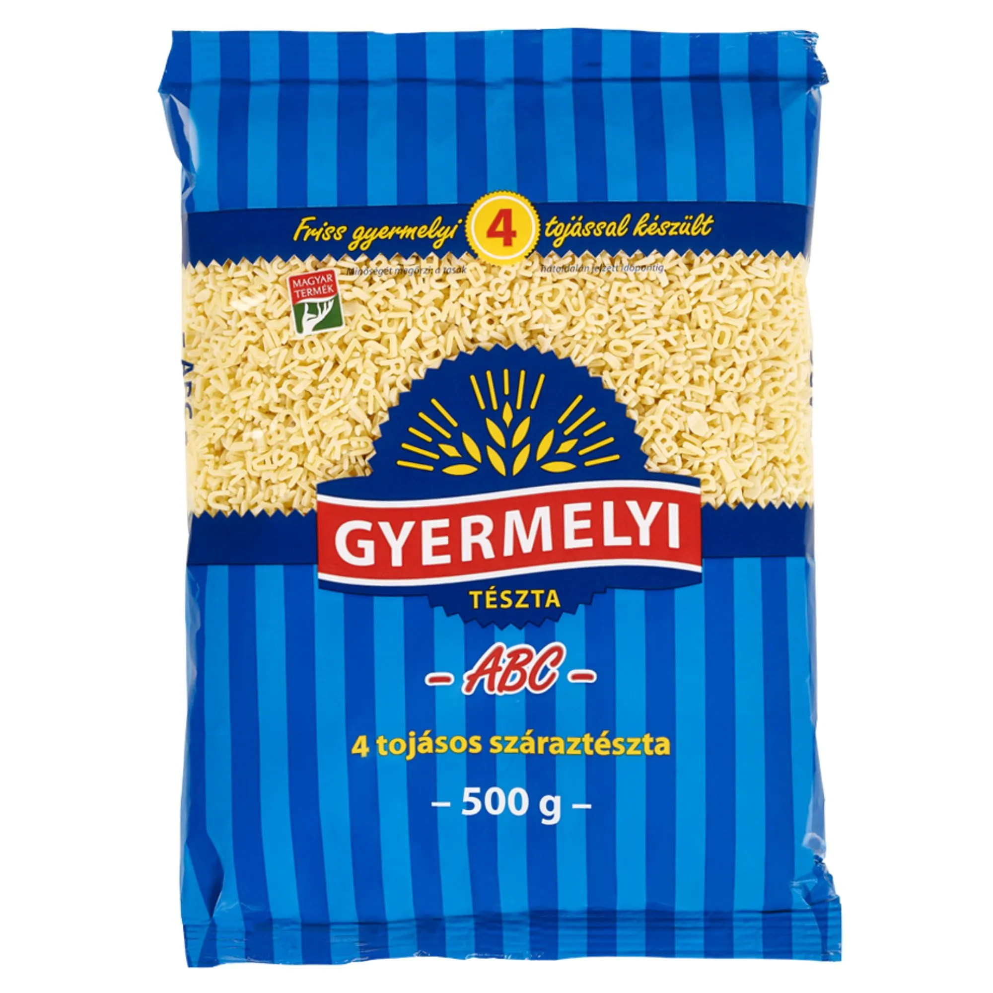 Gyermelyi 4-Egg Noodles – ABC 500g / 17.64oz