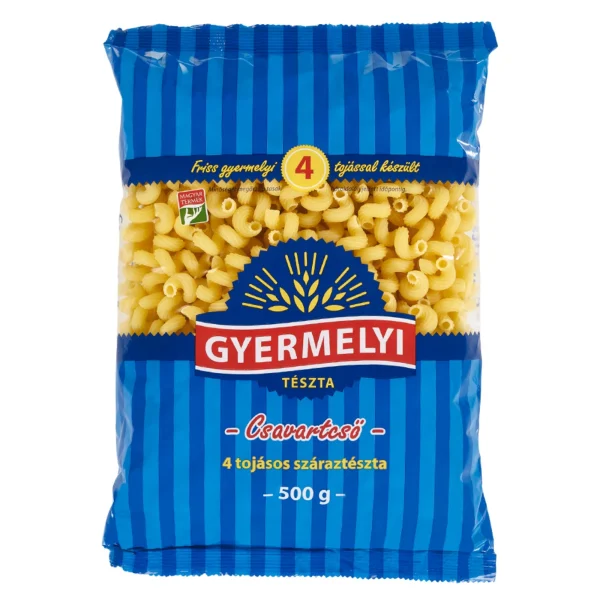 Gyermelyi 4.Egg Noodles - Csavartcső 500g / 17.64oz