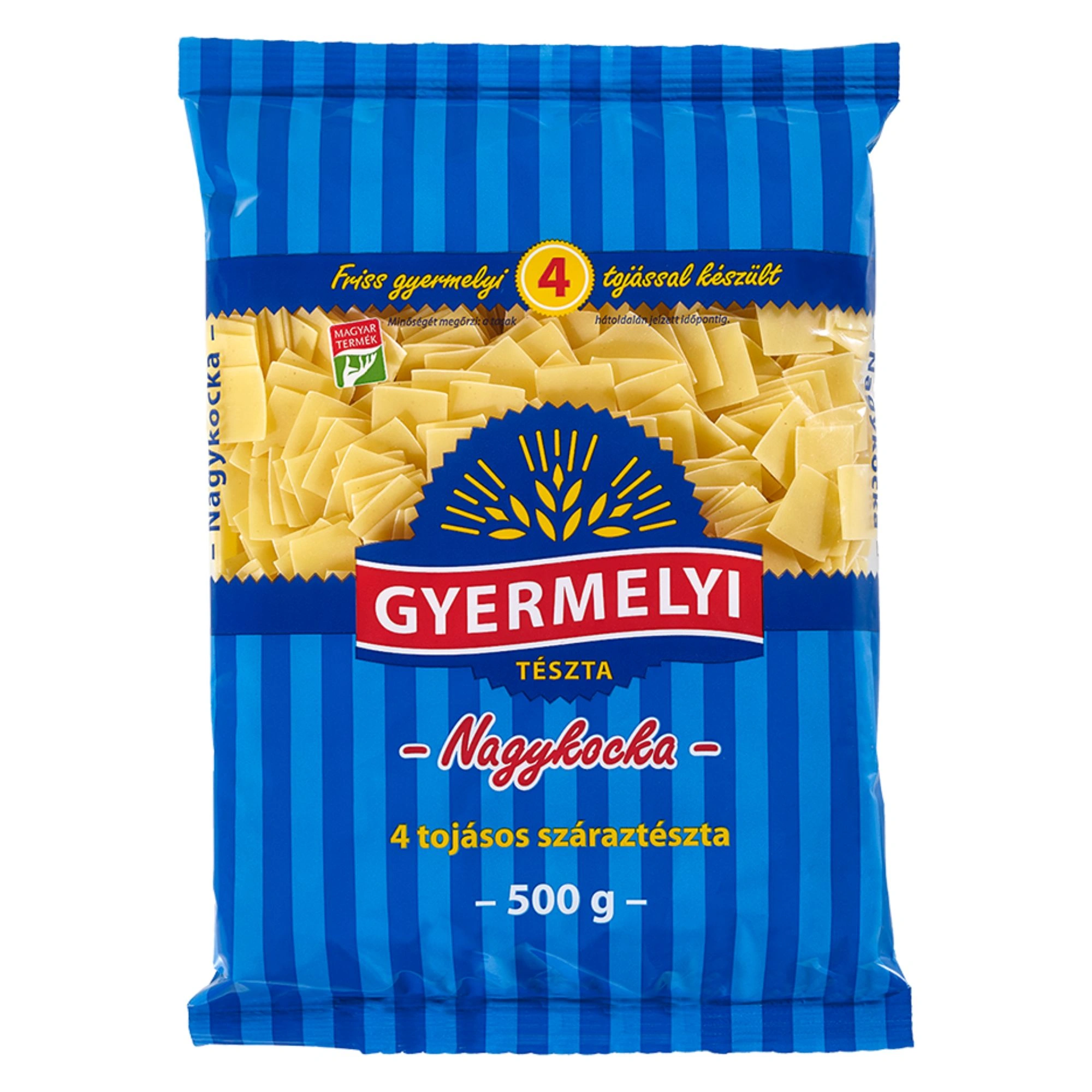 Gyermelyi 4-Egg Noodles – Nagykocka 500g / 17.64oz