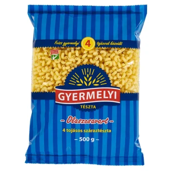 Gyermelyi 4-Egg Noodles – Olaszcsavart 500g / 17.64oz