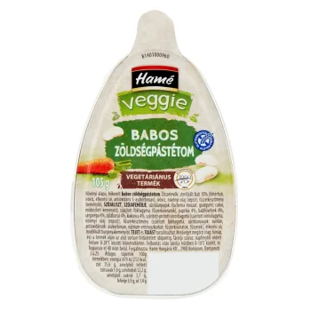 Hame Vegetable Pate with Beans – Babos zöldségpástétom 105g / 3.7oz