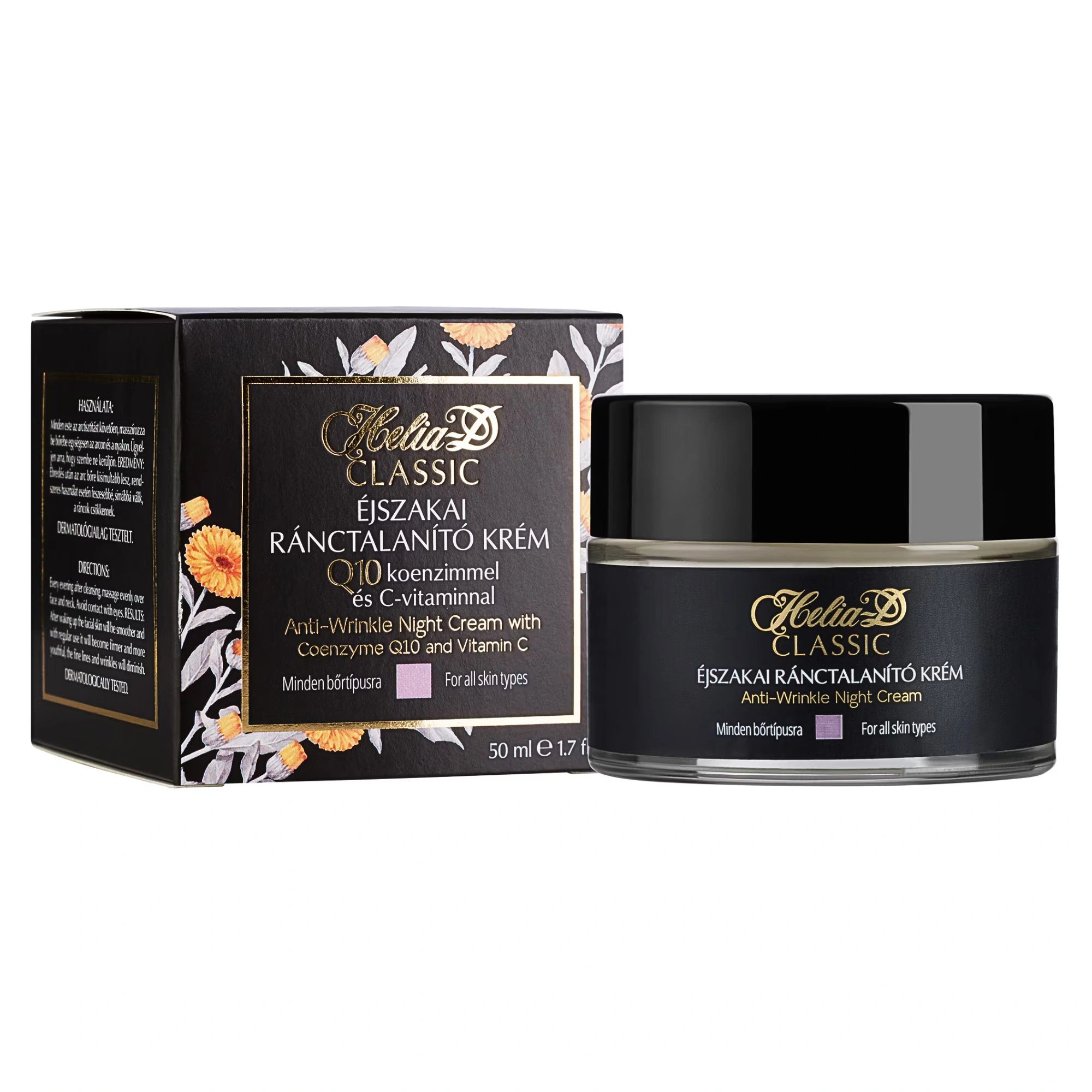 Helia-D Classic Anti-Wrinkle Night Cream 50ml / 1.69oz