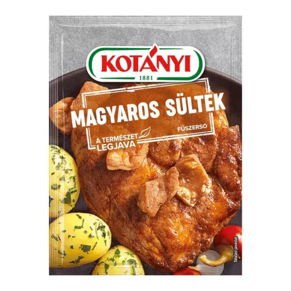 KOTÁNYI Roasts Spice Mix - Magyaros Sültek Fűszersó 40g / 1.41oz