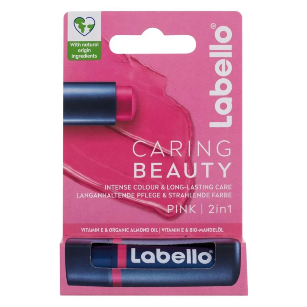 Labello Caring Beauty Pink Tinted Lip Balm 4.8g / 0.17oz