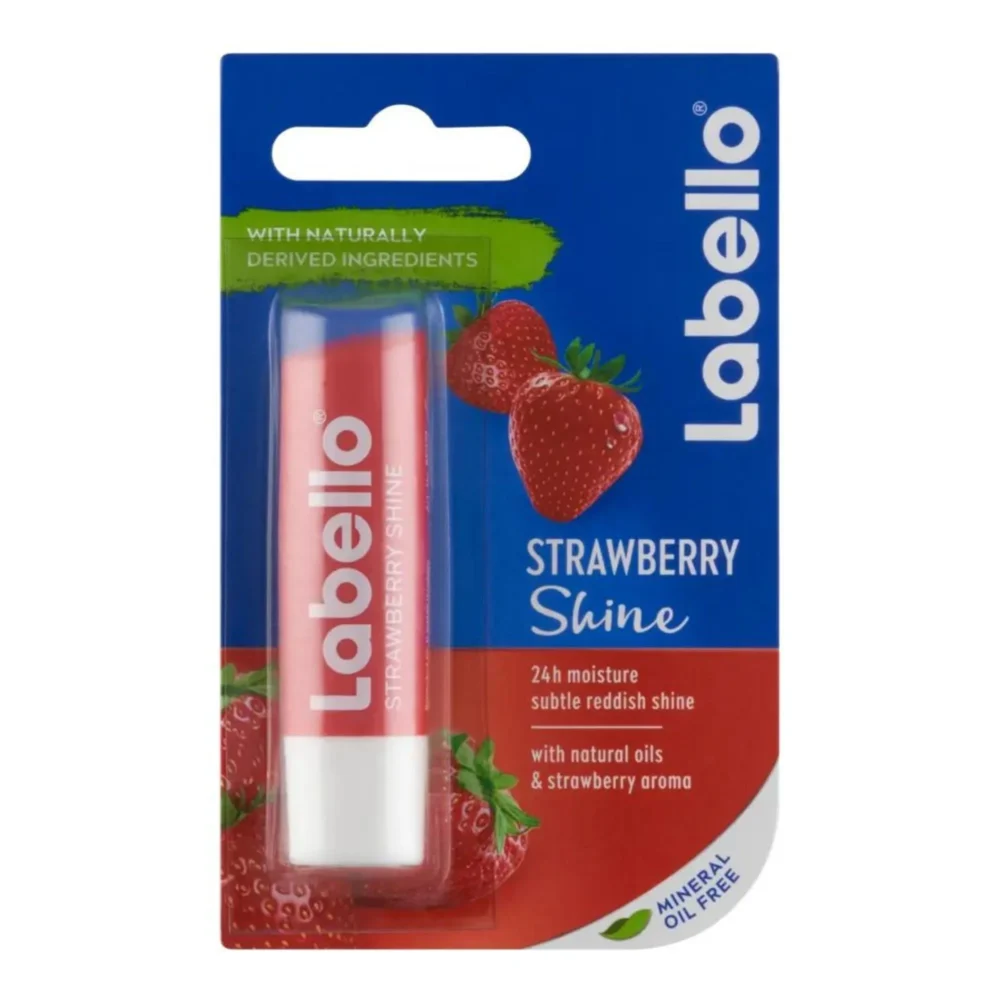 Labello Fruity Shine Strawberry Lip Balm 4.8g / 0.17oz