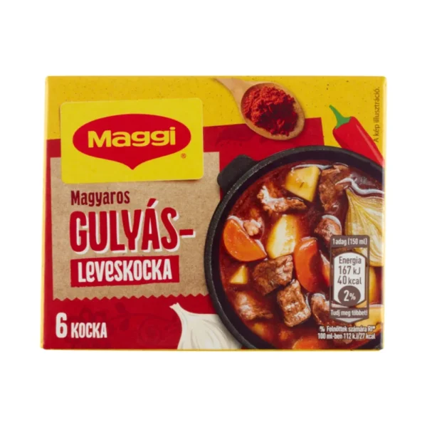MAGGI Goulash Soup Spice Cube - Gulyásleves Kocka 60g / 2.1oz