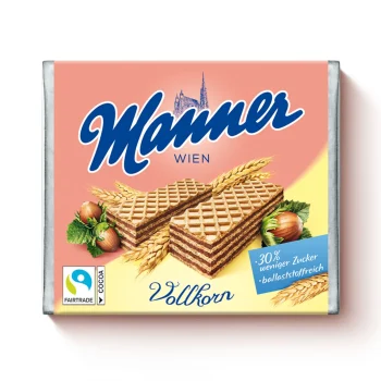 Manner Neapolitan Whole Grain Hazelnut Wafer 75g / 2.6oz
