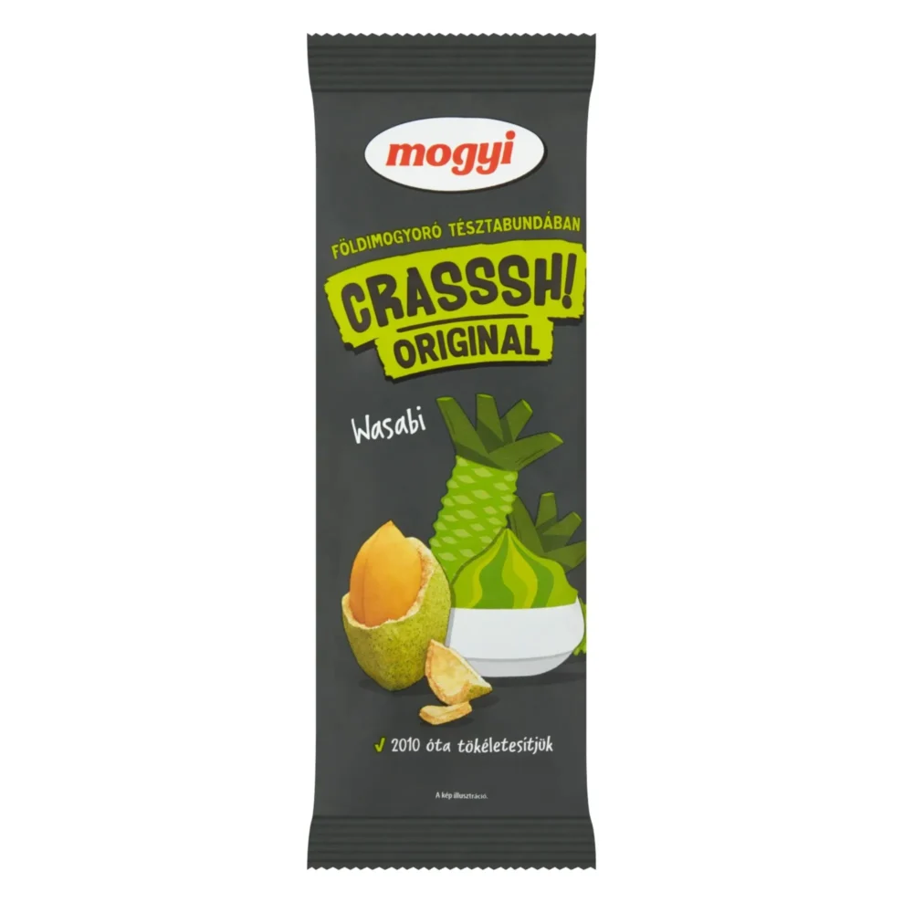 MOGYI Crasssh! Crunchy Coated Peanuts Wasabi Flavor 60g / 2.1oz