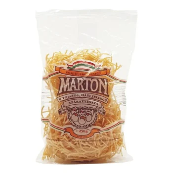 Marton Tészta Homemade Soup Noodles – 8 Tojásos Gyufatészta 250g / 8.8oz