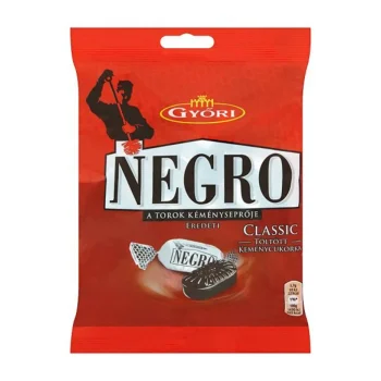 Negro Classic Aniseed and Menthol Flavored Syrup Filled Hard Candy 79g / 2.8oz