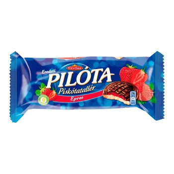 Pilota Sponge Biscuit with Strawberry Filling – Epres Piskótatallér 147g / 5.2oz