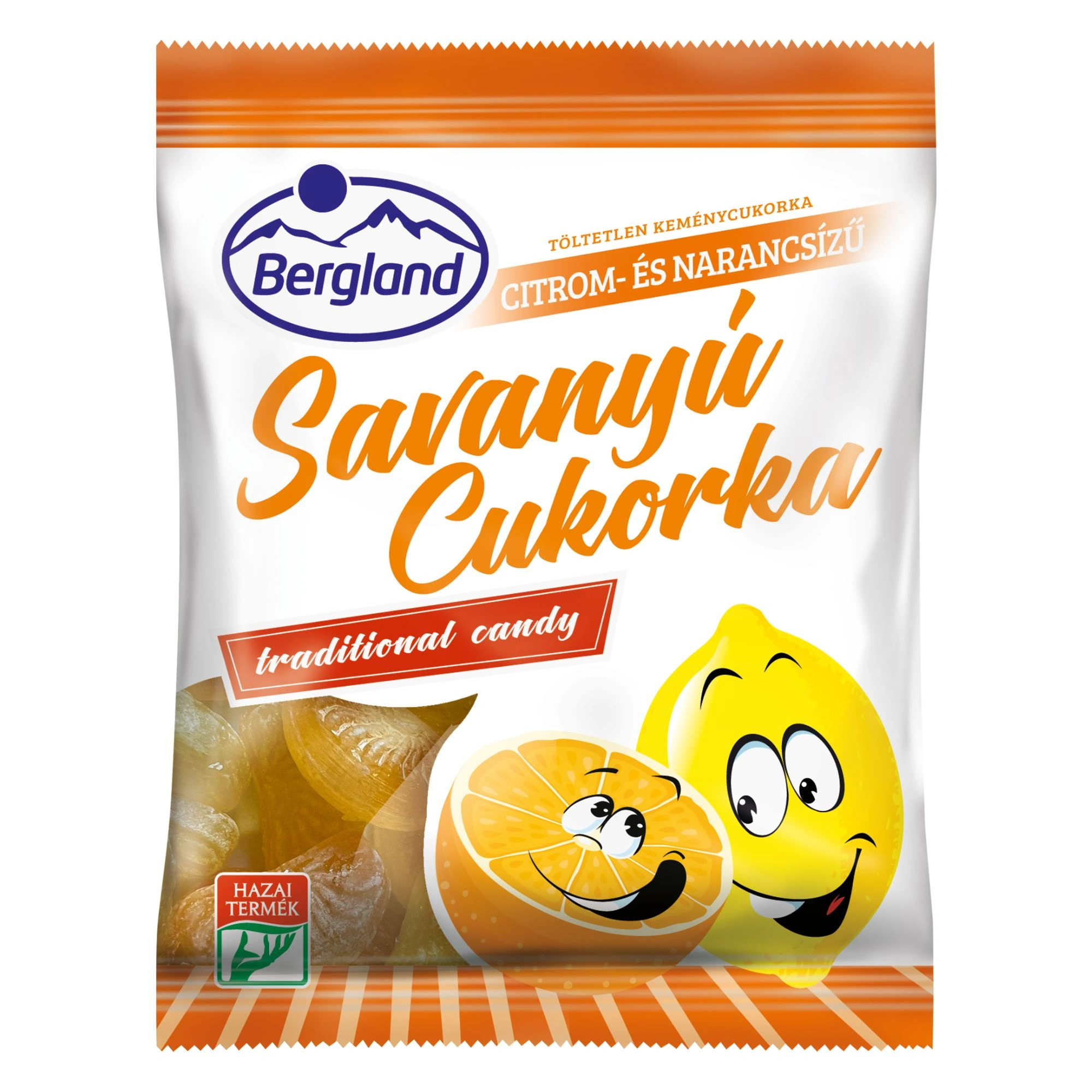 Bergland Sour Candy – Lemon-Orange 70g / 2.5oz