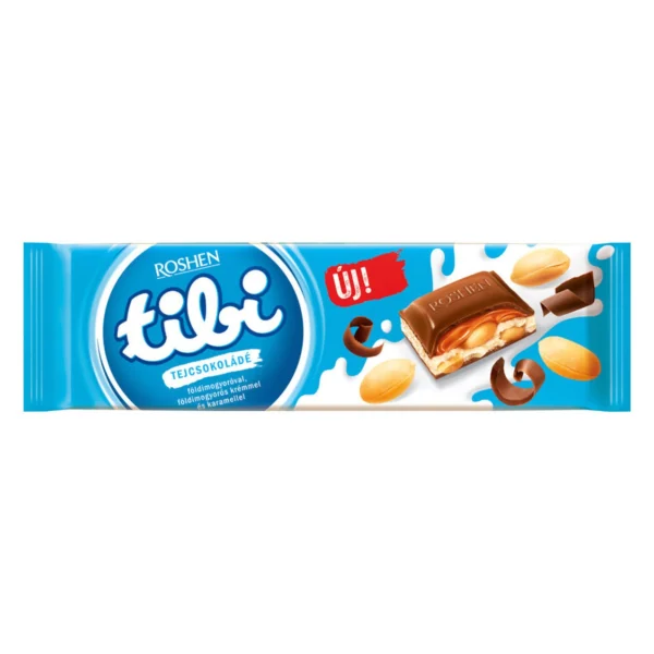Tibi Milk Chocolate with Peanut Cream and Caramel 295g / 10.4oz