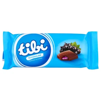Tibi Milk Chocolate Filled with Blackcurrant Cream 90g / 3.1oz