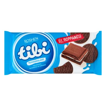 Tibi Milk Chocolate with Cream, Caramel, and Biscuits 100g / 3.5oz