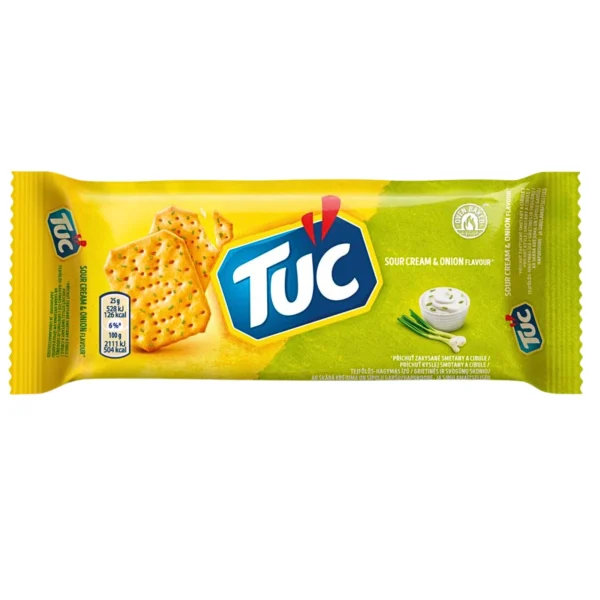 Győri TUC Onion-Sour Cream Snack Biscuit 100g / 3.5oz