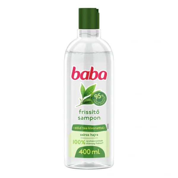 Baba Shampoo - Organic Green Tea Extract 400ml / 13.5 fl oz
