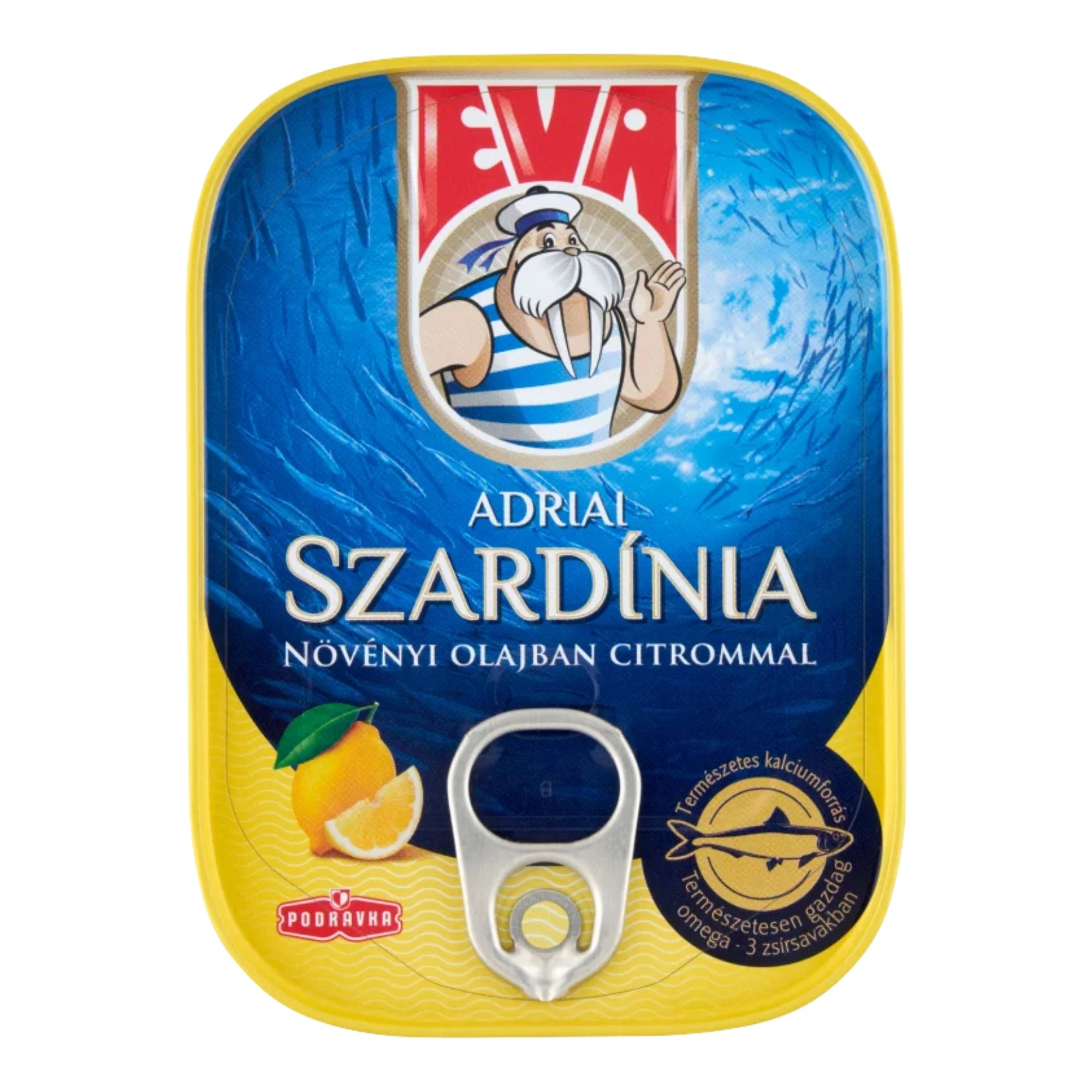 Eva Adriatic Sardines in Vegetable Oil with Lemon 100g. / 3.53oz