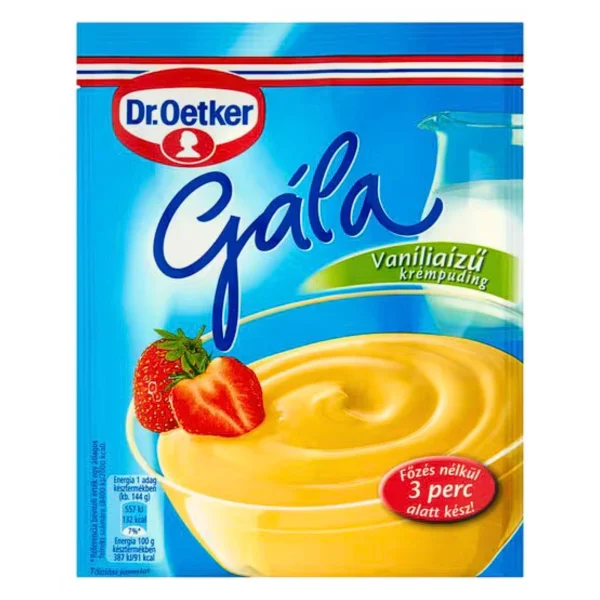 Dr. Oetker Gala Cream Pudding Vanilla 78g / 2.75oz