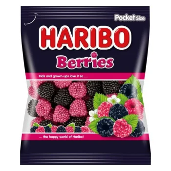 Haribo Berries Blackberry-Raspberry 100g / 3.53oz