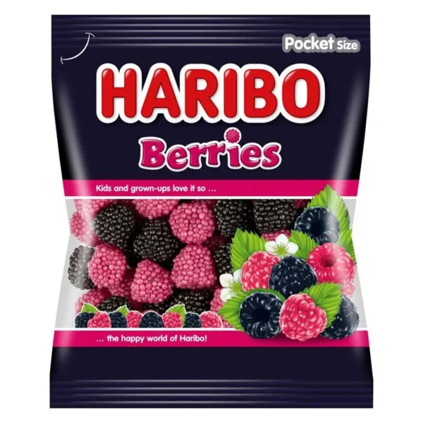 Haribo Berries Blackberry-Raspberry 100g / 3.53oz