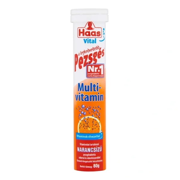 Haas Effervescent Tablet with Multivitamins 80g / 2.82oz