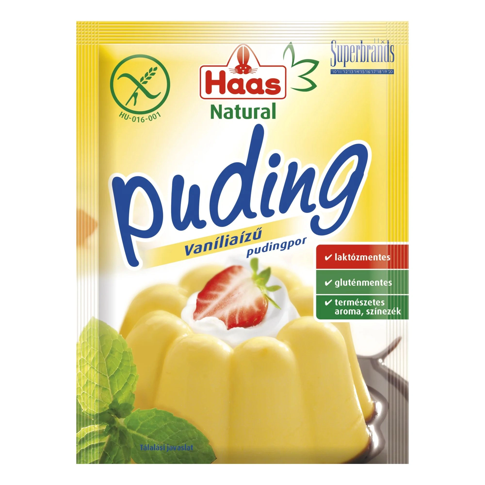 Haas Vanilla Pudding Powder 40g / 1.41oz