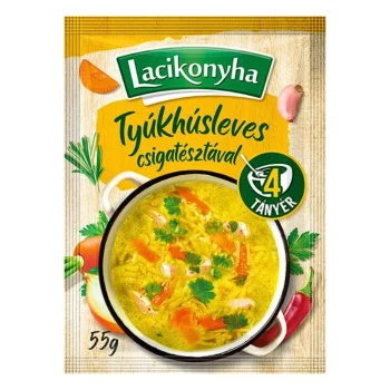 Lacikonyha Chicken Broth with Noodles 55g / 1.94oz