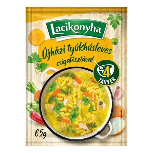 Lacikonyha Újházi Chicken Soup with Noodles 65g / 2.29oz