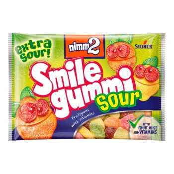 Nimm2 Smilegummi Sour Gummies with Vitamins 100g / 3.53oz