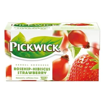 Pickwick Herbal Tea Rosehip Strawberry 20×2.5g / 1.76oz