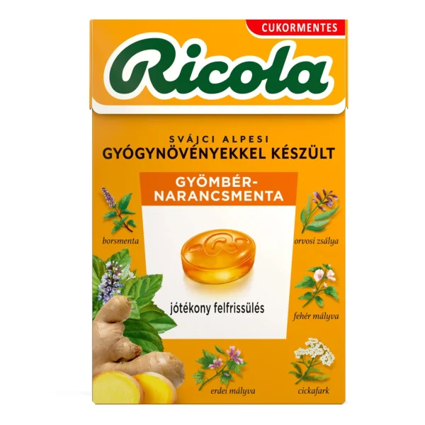 Ricola Ginger Orangemint 40g / 1.41oz