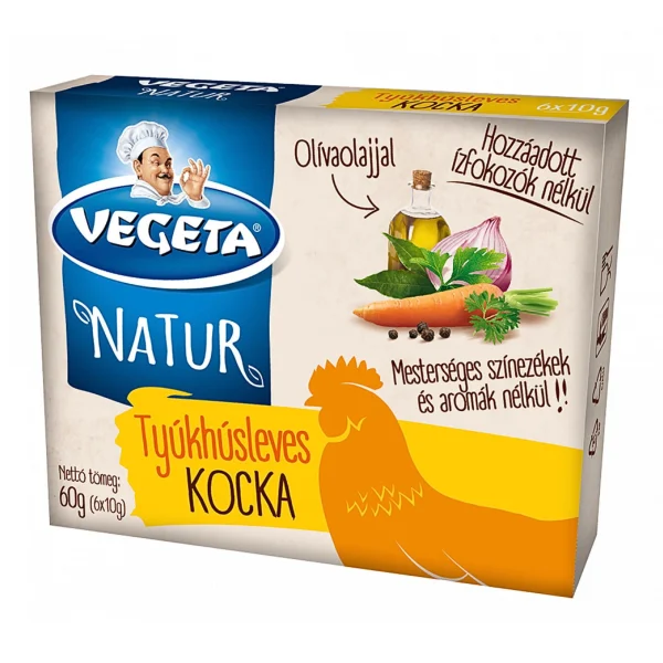 Vegeta Natural Chicken Cube 60g / 2.12oz