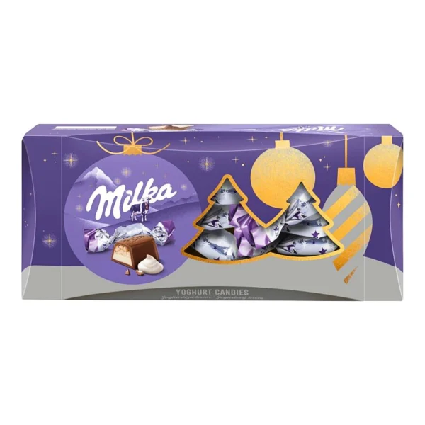 Milka Szaloncukor Christmas Candy - Yogurt Flavor 310g / 10.93oz