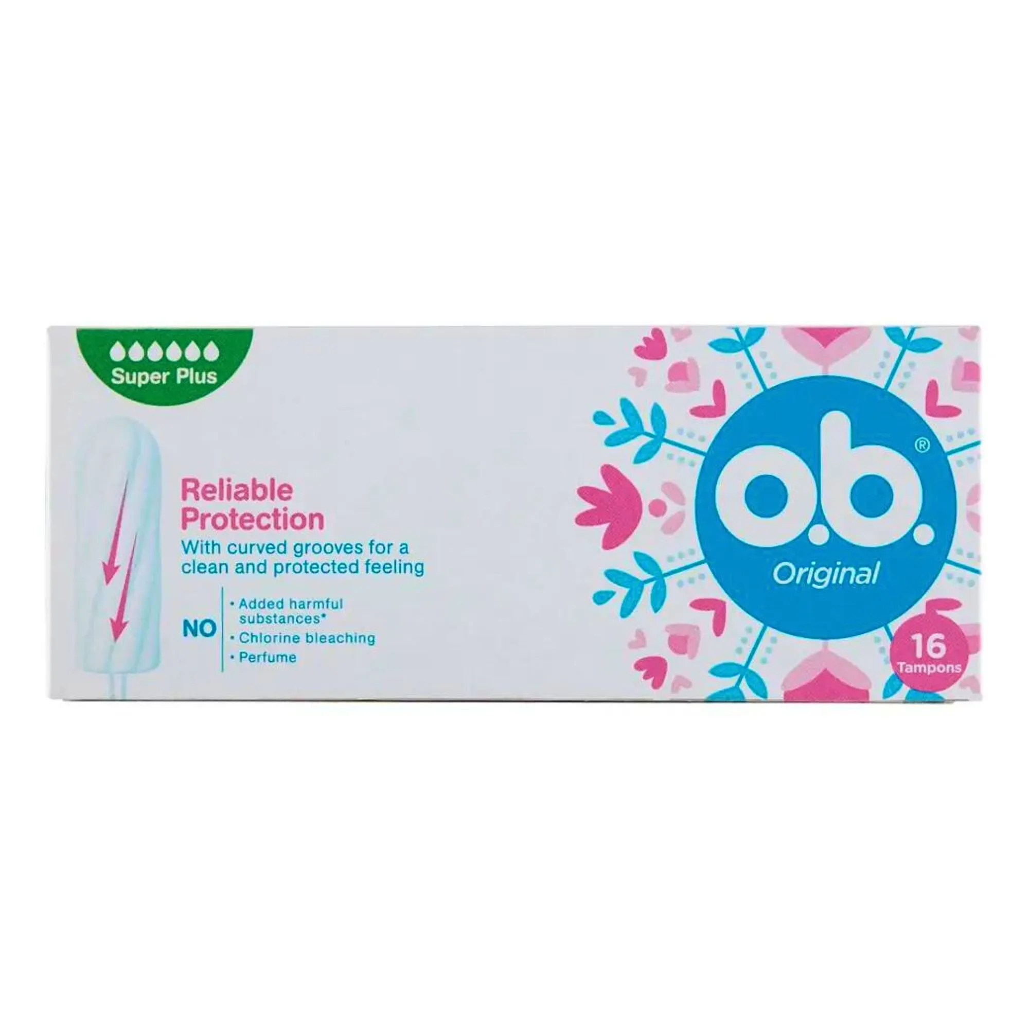 o.b. Original Blossom Tampons Super+ 16pcs