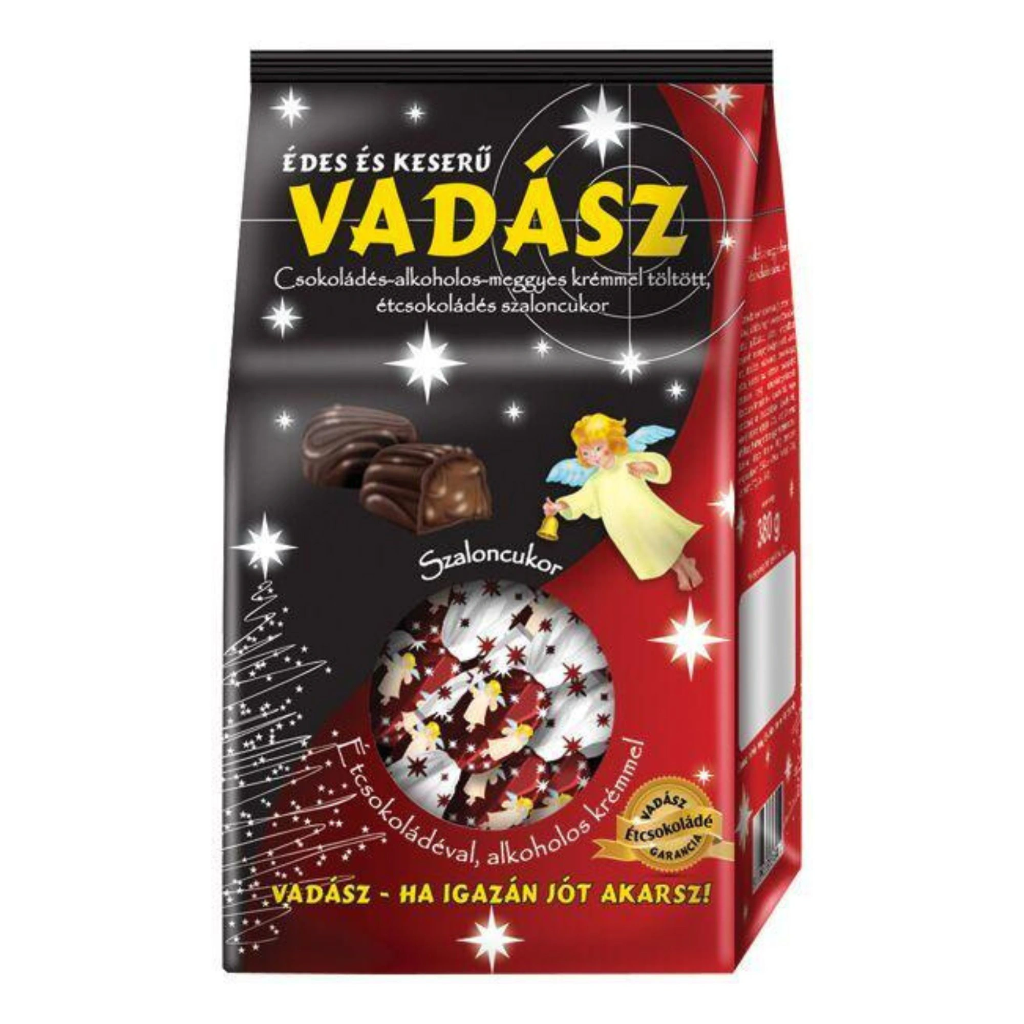 VADASZ Christmas Candy – Dark Chocolate & Alcoholic Cherry Cream 350g / 12.3oz
