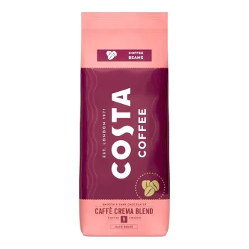 COSTA COFFE Dark Roasted Whole Bean Coffee – Caffé Crema Blend 1kg / 35.2oz