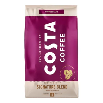 COSTA COFFE Medium Roasted Whole Bean Coffee – Signature Blend 1kg / 35.2oz