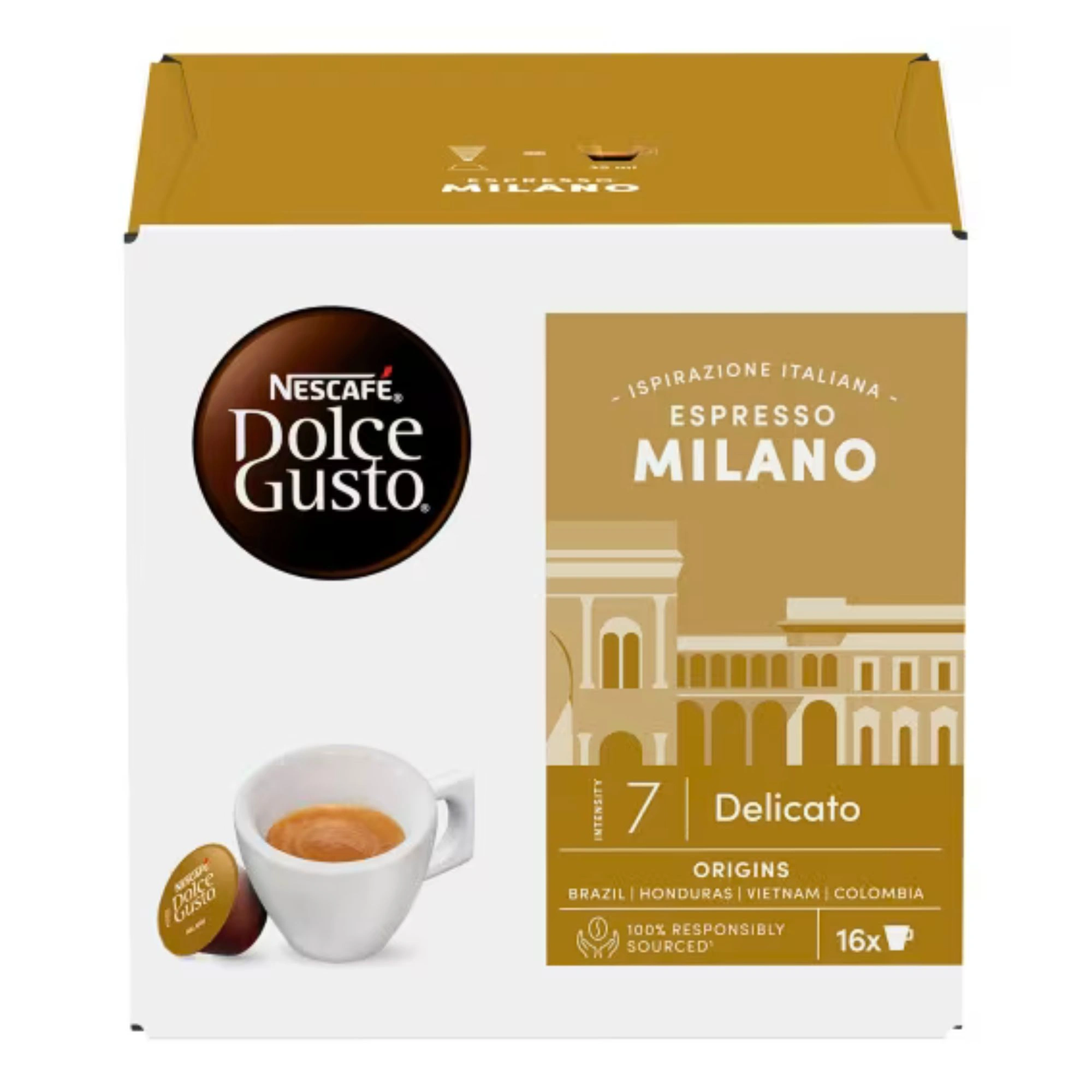 NESCAFÉ Dolce Gusto Coffee Capsules 16pcs - Espresso Milano