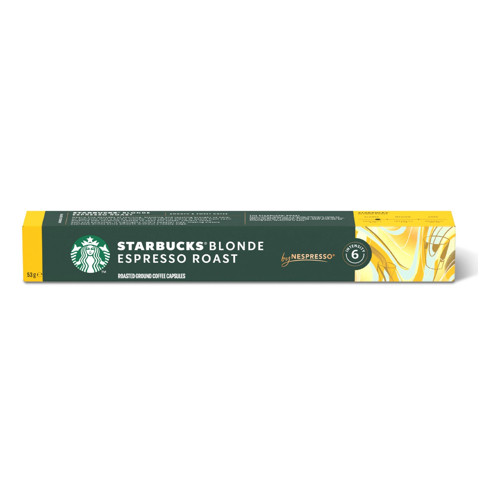 Starbucks Nespresso Compatible Coffee Capsules 10pcs - Blonde Espresso
