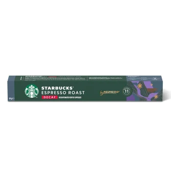 Starbucks Nespresso Compatible Coffee Capsules 10pcs – Espresso Roast Decaffeinated