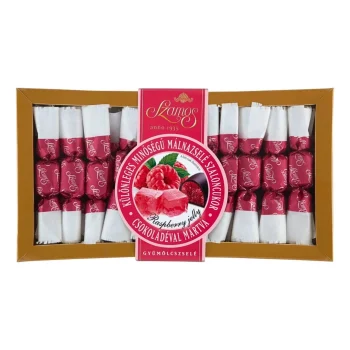 SZAMOS Szaloncukor Christmas Candy Filled with Raspberry Jelly (Zselés) 180g / 6.35oz