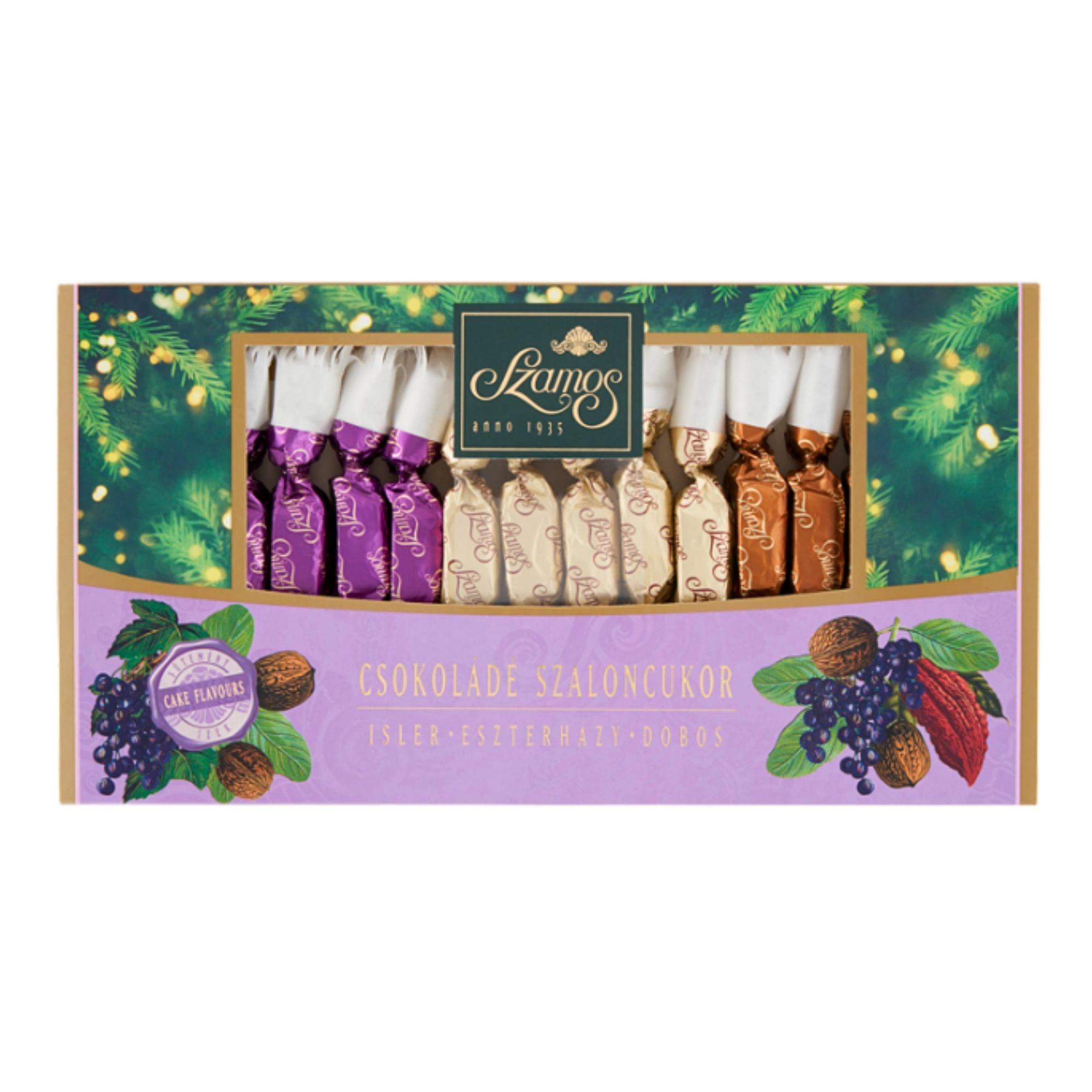 SZAMOS Szaloncukor Christmas Candy - Cake Flavors Assortment 140g / 4.9oz